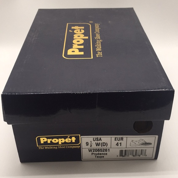 Propet Prudence Taupe W2065 Woman’s Walking Comfort Shoes Size 9.5 Wide Width - Picture 13 of 13